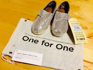 Toms shoes and bag